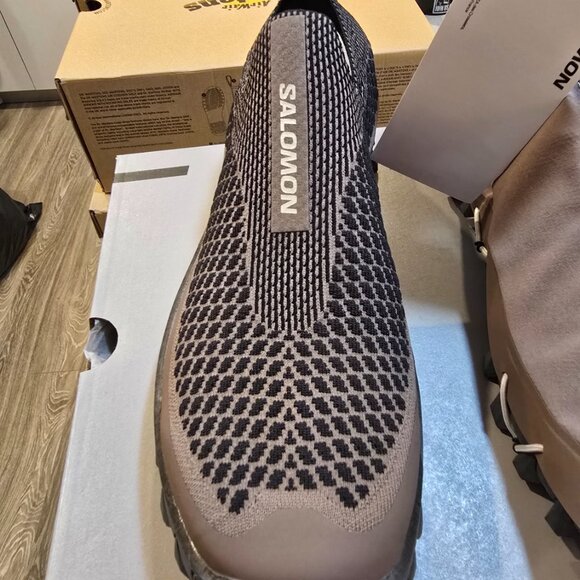 Salomon Snowclog Advanced Iron/Silver Cloud L47590200 Mule Slides Men's Sz 10 - Picture 8 of 15